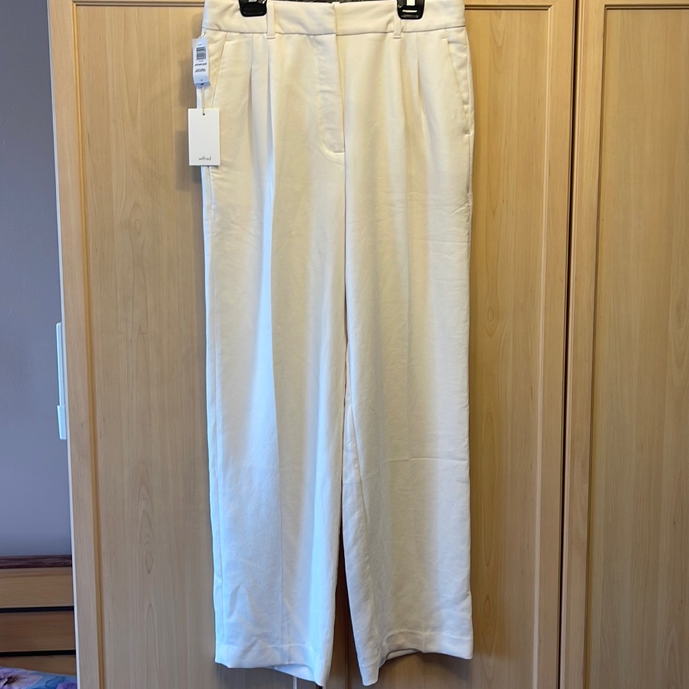White effortless aritzia pants